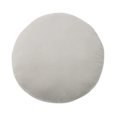 Gambar Forhom Mochi Bantal Sofa Micro Silicon Fiber Round 40x40 cm - Abu-Abu