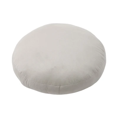 Gambar Forhom Mochi Bantal Sofa Micro Silicon Fiber Round 40x40 cm - Abu-Abu