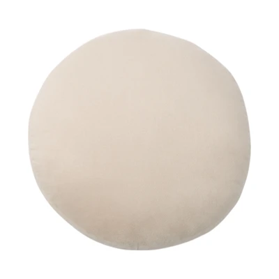 Gambar Forhom Mochi Bantal Sofa Micro Silicon Fiber Round 40x40 cm - Cokelat