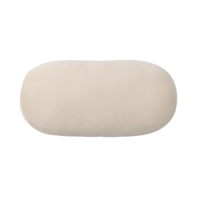 Gambar Forhom Mochi Bantal Sofa Micro Silicon Fiber Oval 55x27 cm - Cokelat
