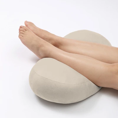 Gambar Forhom Mochi Bantal Sofa Micro Silicon Fiber Oval 55x27 cm - Cokelat