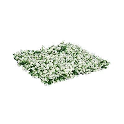 Gambar Forhom Rumput Artifisial Dinding Buxus 50x50 cm - Hijau/Putih