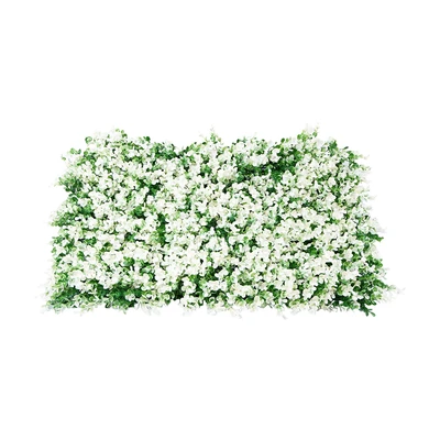 Gambar Forhom Rumput Artifisial Dinding Buxus 50x50 cm - Hijau/Putih