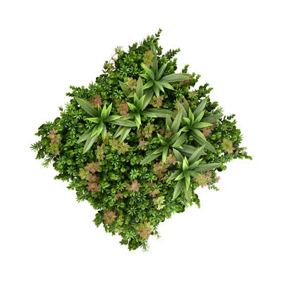 Gambar Forhom Rumput Artifisial Dinding Garden Of Dreams 50x50 cm - Mix