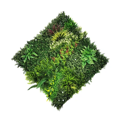 Gambar Forhom Rumput Artifisial Dinding Color Meadow 100x100 cm - Mix