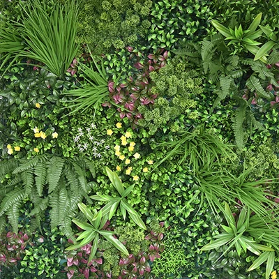 Gambar Forhom Rumput Artifisial Dinding Wonderland 100x100 cm - Mix