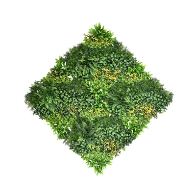 Gambar Forhom Rumput Artifisial Dinding Multielement 100x100 cm - Mix