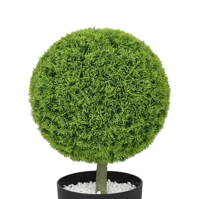 Gambar Forhom Tanaman Artifisial Topiary Tree 1 Ball Cypress Dengan Pot 30x30x52 cm