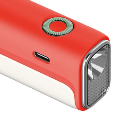 Gambar APA Senter Rechargeable 2 Watt 120 Lumen Dengan Magnet - Merah