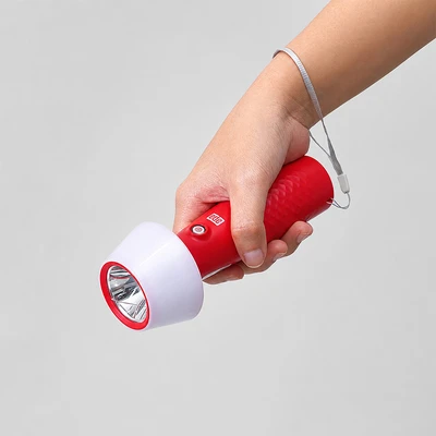 Gambar APA Senter Rechargeable Dengan Lampu Meja - Merah