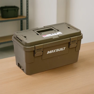 Gambar Maxbuilt 44.5x23.7x23.6 cm Kotak Perkakas Dengan Organizer - Hijau