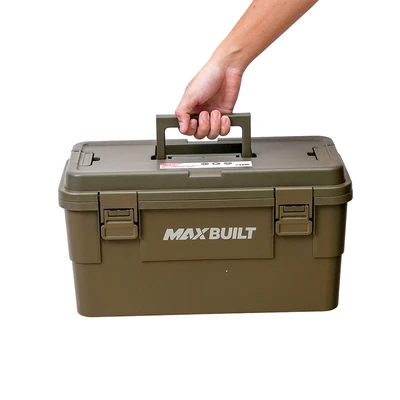 Gambar Maxbuilt 44.5x23.7x23.6 cm Kotak Perkakas Dengan Organizer - Hijau