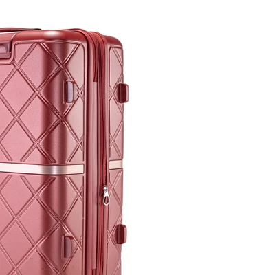 Gambar Luggo Camille Koper PC TSA Lock Expandable 24 Inch - Merah Terracotta