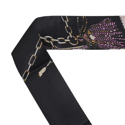 Gambar THYS Syal Tas Twilly D Chain - Hitam