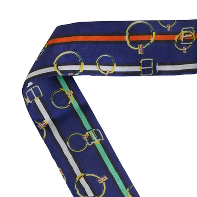 Gambar THYS Syal Tas Twilly Ring - Biru Navy