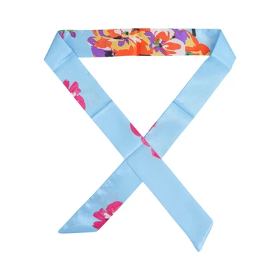 Gambar THYS Syal Tas Twilly Floral - Biru