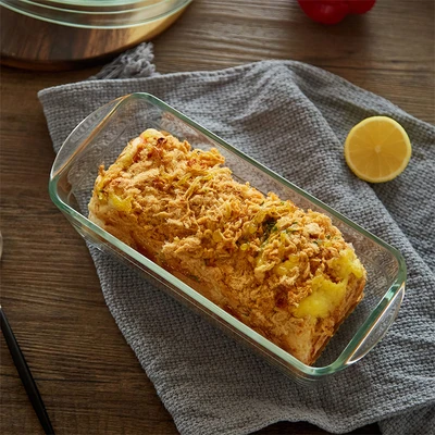 Gambar Culinart Loyang Kaca Loaf 1.5 Liter Transparan