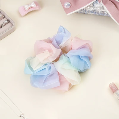 Gambar Ataru Ikat Rambut Srunchy Colorfull - Mix
