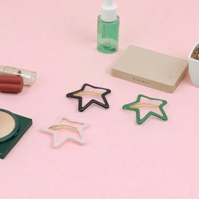 Gambar Ataru Jepit Rambut Star Set 3 pcs Random