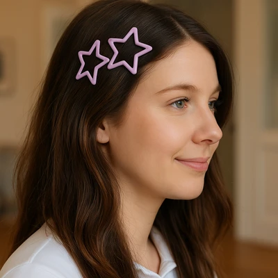 Gambar Ataru Jepit Rambut Star Set 3 pcs Random