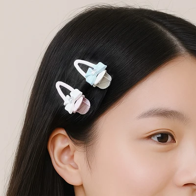 Gambar Ataru Jepit Rambut Ribbon Heart - Mix