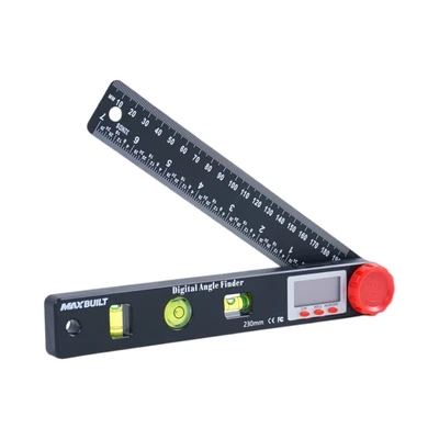 Gambar Maxbuilt Penggaris Sudut Digital Multifungsi - Hitam