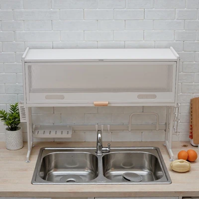Gambar Stora Rak Piring Dengan Kabinet Adjustable - Putih