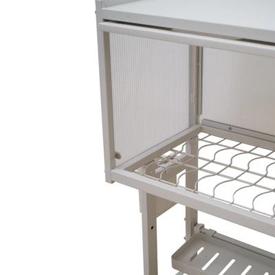 Gambar Stora Rak Piring Dengan Kabinet Adjustable - Putih