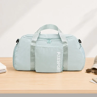 Gambar Passport Eloise Tas Duffle Lipat Dengan Kantong Sepatu - Hijau