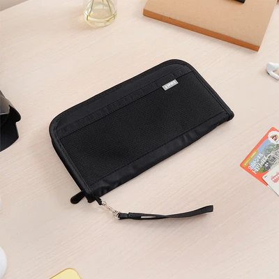 Gambar Passport Organizer Dokumen Travel - Hitam