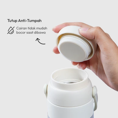 Gambar Appetite Beverly Botol Minum Vacuum Stainless Steel 500 ml - Krem Beige