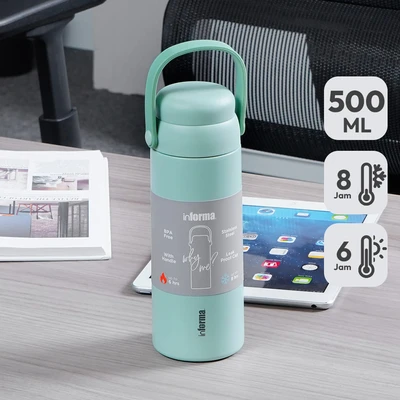 Gambar Appetite Beverly Botol Minum Vacuum Stainless Steel 500 ml - Hijau