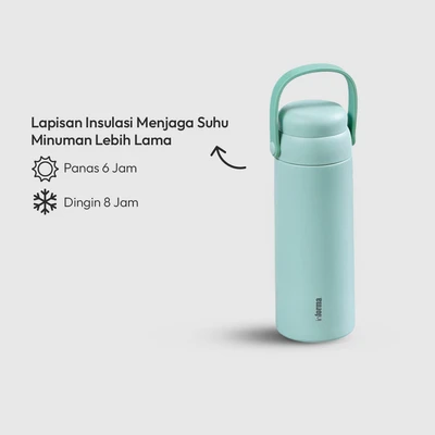 Gambar Appetite Beverly Botol Minum Vacuum Stainless Steel 500 ml - Hijau