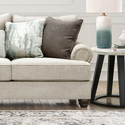 Gambar Ashley Akinlane Sofa Fabric 3 Seater - Abu-Abu