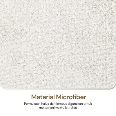 Gambar Informa 150x200 cm Selimut Microfiber Solid - Putih Ivory
