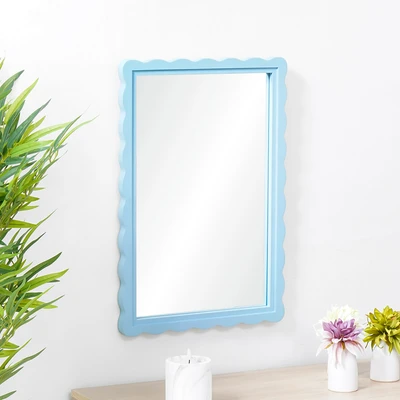 Gambar Informa Cermin Dinding Dekorasi MDF 40x2.5x60 cm - Biru