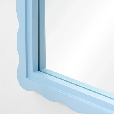 Gambar Informa Cermin Dinding Dekorasi MDF 40x2.5x60 cm - Biru