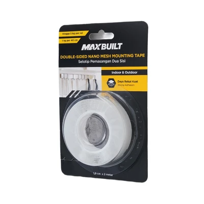 Gambar Maxbuilt 2 mtr Double Tape Nano Mesh Transparan