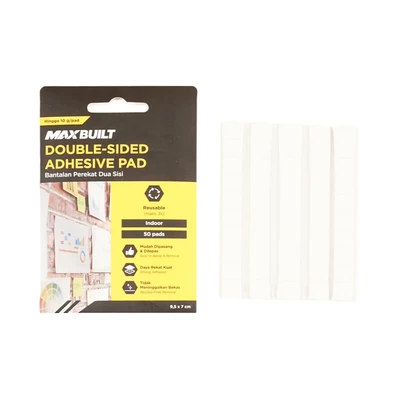 Gambar Maxbuilt Selotip Double Mounting Tape Putty Set 50 pcs - Putih