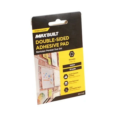 Gambar Maxbuilt Selotip Double Mounting Tape Putty Set 50 pcs - Putih
