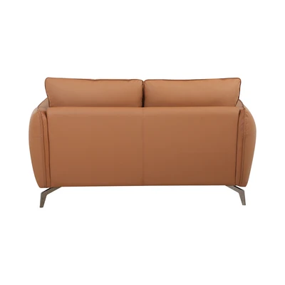 Gambar Ferrara Charles Sofa Kulit 2 Seater - Cokelat