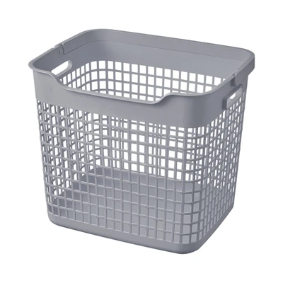 Gambar Informa Wilio Keranjang Laundry Hamper 38x29.5x33 cm - Abu-Abu