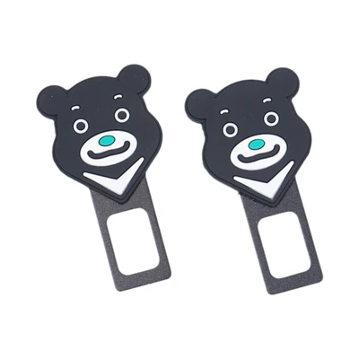 Gambar Hypersonic Set 2 Pcs Kepala Buckle Seat Belt Bravo Bear - Hitam