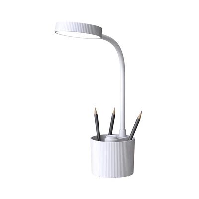 Gambar Eglare Lampu Meja LED Rechargeable Dengan Pen Case - Putih