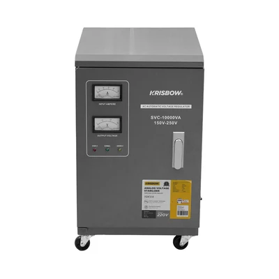 Gambar Krisbow Stabilizer Analog 10KVA 1 Phase - Abu-abu