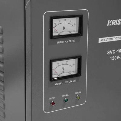 Gambar Krisbow Stabilizer Analog 10KVA 1 Phase - Abu-abu