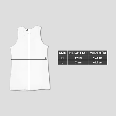 Gambar Alph Ukuran L Tank Top Pria Basic - Putih