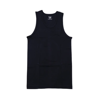 Gambar Alph Ukuran L Tank Top Pria Basic - Hitam