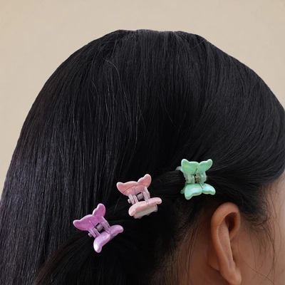 Gambar Ataru Jepit Rambut Butterfly Holo B Set 6 pcs - Mix