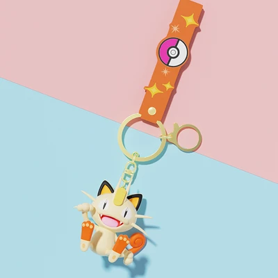 Gambar Funism Gantungan Kunci Meowth - Oranye